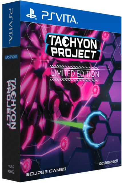 Tachyon Project Limited Edition box art for Playstation Vita